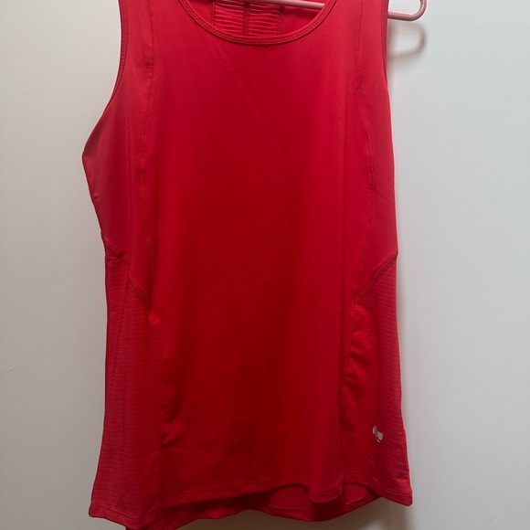 Marika Vibrant dark coral red Tank Top - Picture 1 of 5
